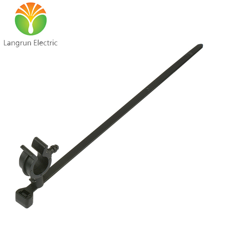 带管夹的分体式固定扎带  汽车扎带 156-01237/T50SVCOC9-11B