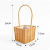 .Square mouth 15cm*basket height 15cm