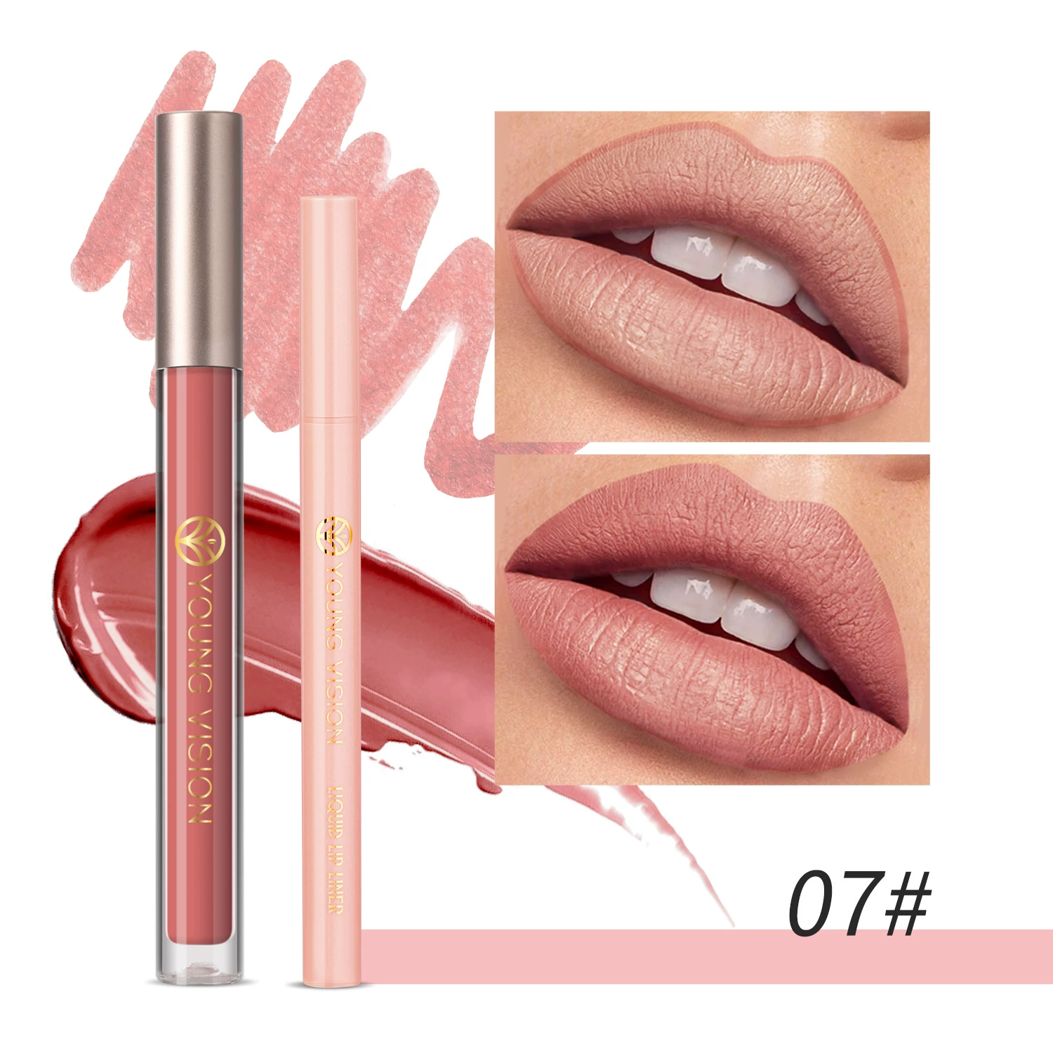 YOUNG VISION Lip gloss, lip pencil, set, 2 pieces