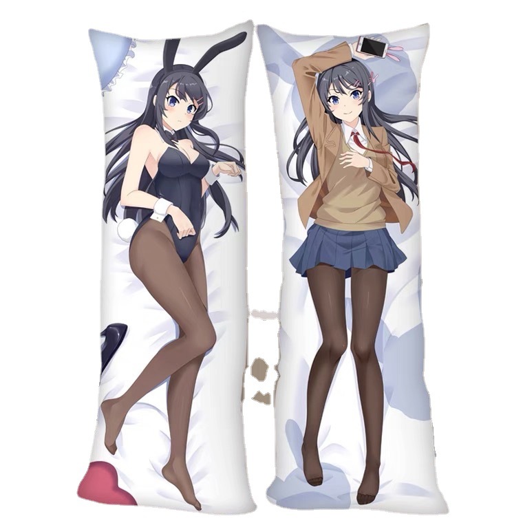 Seishun Buta Yarou Mai Sakurajima Πλήρους Σώματος 2D Anime Χαλάκι Μαξιλαριού - Διπλής Όψης