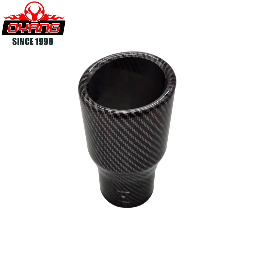 Automobile exhaust pipe tail throat decoration modified aluminum exhaust pipe rear section tail section universal tail throat exhaust pipe 12cm