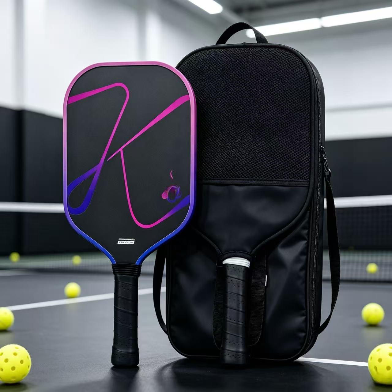 Carbon fiber pickleball racket, professional competition racket, best-selling cross-border product, direct factory sales