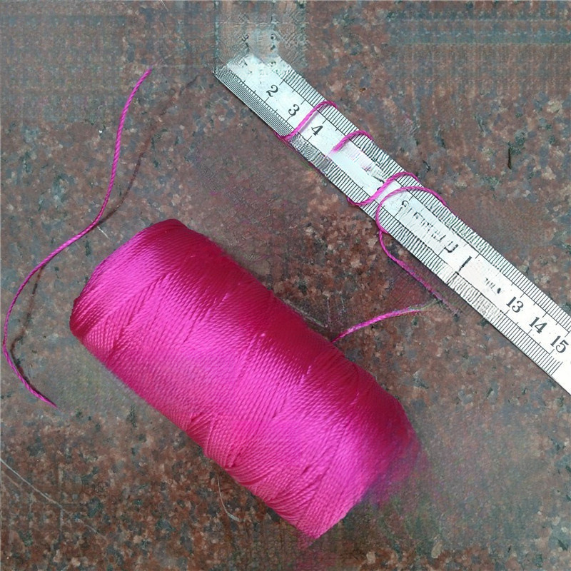 三股冰丝合股线小轴细合股线手工布鞋杯套丙纶丝光线手工艺