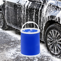 Folding Bucket 11L9L13L Multifunctional Portable Fishing Bucket Car Wash Bucket Oxford Cloth Bucket