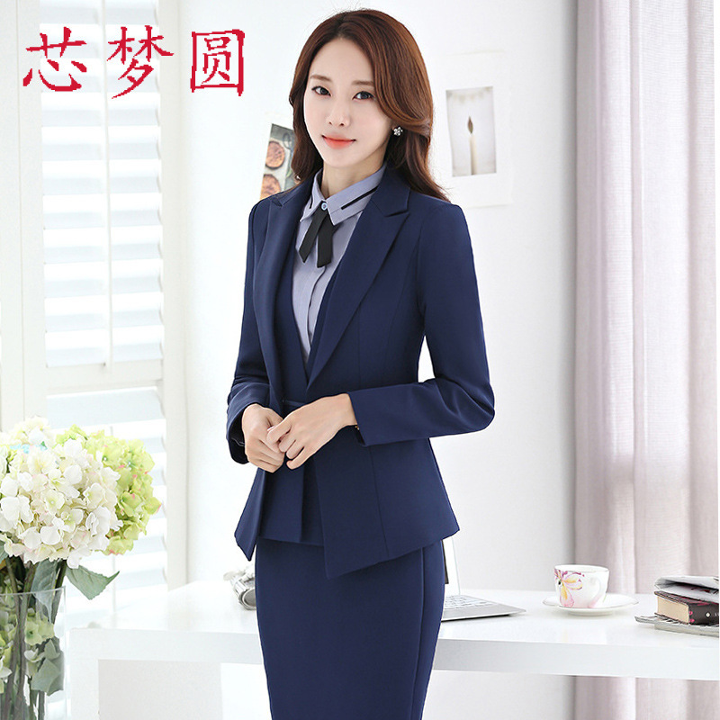Fashion hotel front desk jewelry shop suit jacket Women's Business wear women's suit College student interview hotel work clothes Fashion hotel front desk jewelry shop suit jacket Women's Business wear women's suit College student interview hotel work clothes