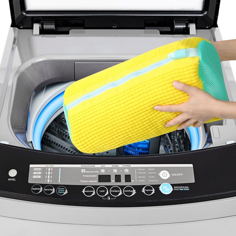 Amazonの新しいジッパーシェニールシューズバッグ、子供用怠惰な洗濯機で洗えるシューズバッグ、靴保護、変形防止洗濯バッグ|undefined