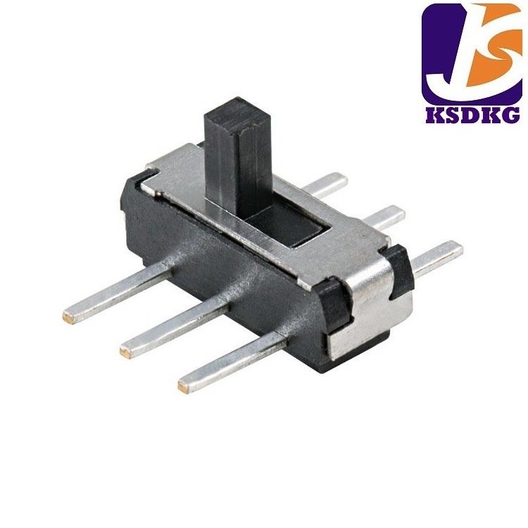 厂家直销批发微动微型 贴片拨动开关 侧六脚两档滑动开关