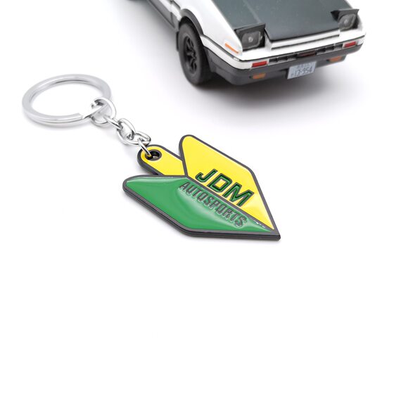 Car modified metal keychain JDM NOS HKS car zinc alloy pendant for Toyota Honda