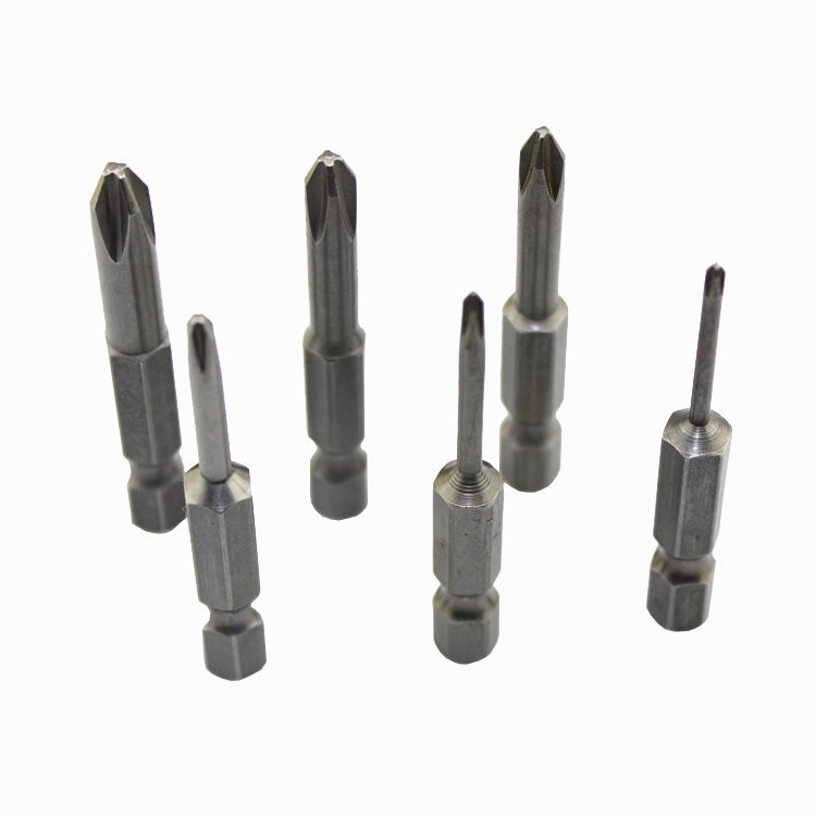 1/4十字批头批嘴电动螺丝刀风批咀电钻梅花改锥十字起子头强磁性