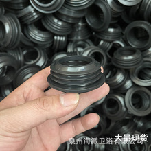 蹲便器进水口密封圈加厚型直进水管胶塞蹲坑皮圈水箱锥形皮圈配件