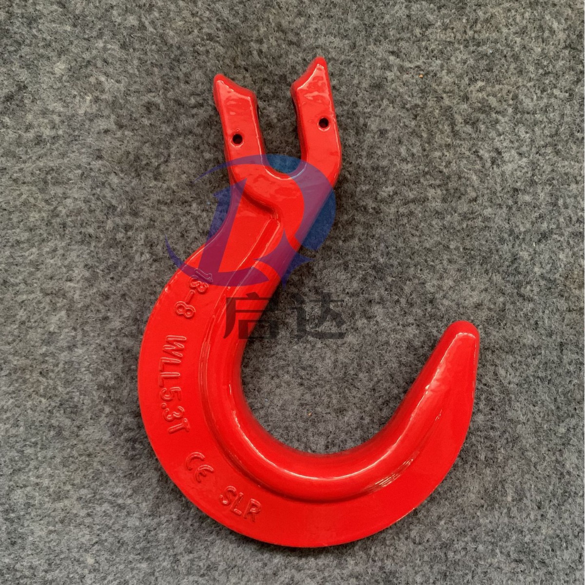 山东神力羊角大开口钩G80级大开口钩起重羊角钩合金钢大开口钩