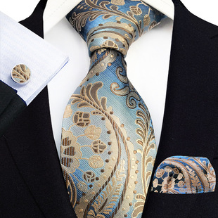 Yongfeng in stock direct supply 2025 plaid formal men's tie pocket towel cuff three-piece suit