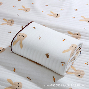 Baby Swaddling Quilt Cartoon Printed Newborn Delivery Room Swaddling Baby Outing Quilt Anti-Jump Swaddling Swaddling