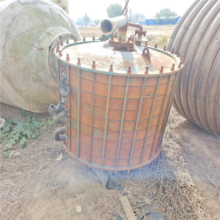 供应搪瓷片冷凝器 二手碟片式搪玻璃循环冷却器 不锈钢冷凝器