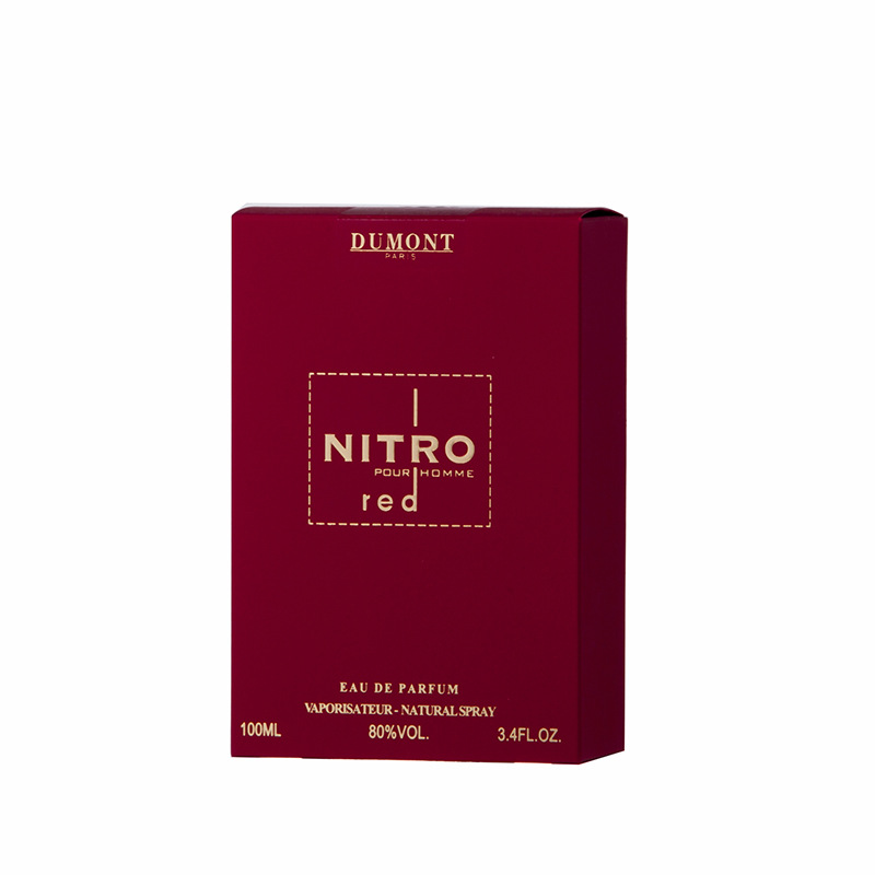 跨境爆款 Dumont NITRO  100ml 香水瓶红色高档香水盒迪拜沙特