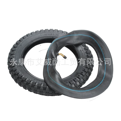 Elektrikli avtomobil şinləri 1/2X2.75 Thickeneded Inner Tube