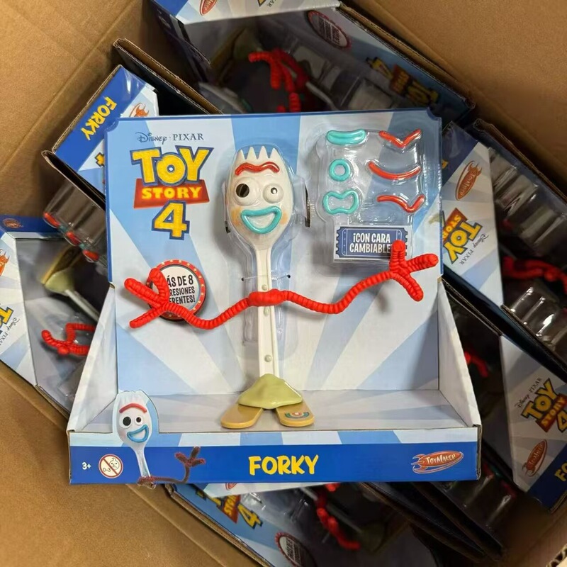 Toy Story 4 Forky with Multiple Expression Replacements Woody and Buzz Lightyear Figurine Toys Toy Story 4 Forky with Multiple Expression Replacements Woody and Buzz Lightyear Figurine Toys