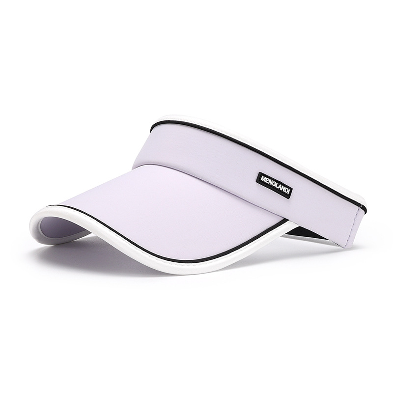 Verano al aire libre de equitación de las mujeres tapa vacía sombrero para el sol moda protección UV primavera y verano simple sombrero para el sol de seda de hielo