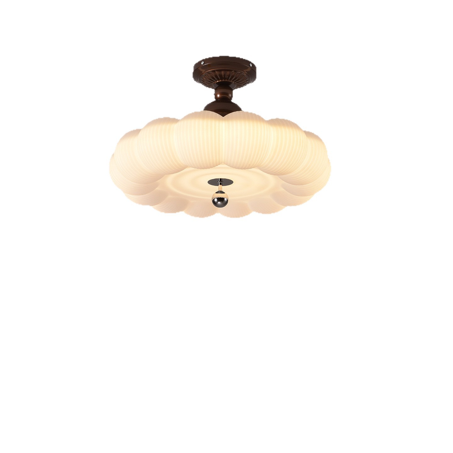 Luz de techo de dormitorio medieval francesa protección de ojos luz de la habitación de niños nueva cálida luz de techo de dormitorio principal 357L