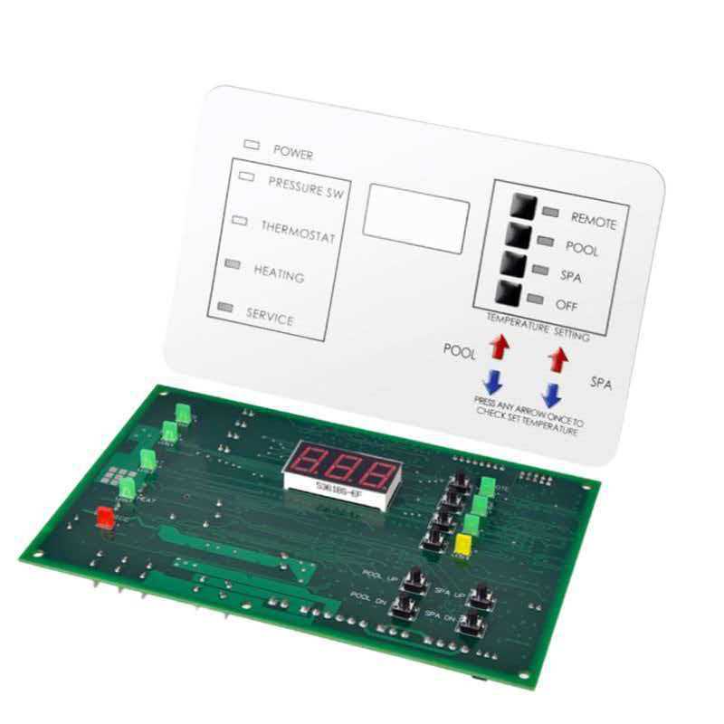 472100 Digital Display Temperature Control Panel Series Pool and Spa Heater Replacement