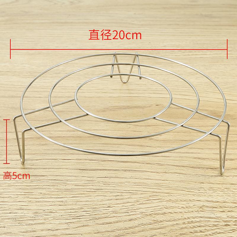 Triángulo de acero inoxidable bollo al vapor a prueba de agua estante hogar cocina multifunción olla vapor mini