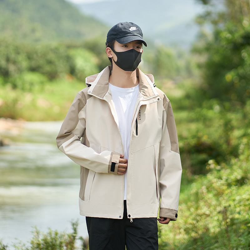 Ropa de asalto para hombres deportivos a prueba de viento impermeable montaña al aire libre pareja chaqueta de viaje mujer 2408