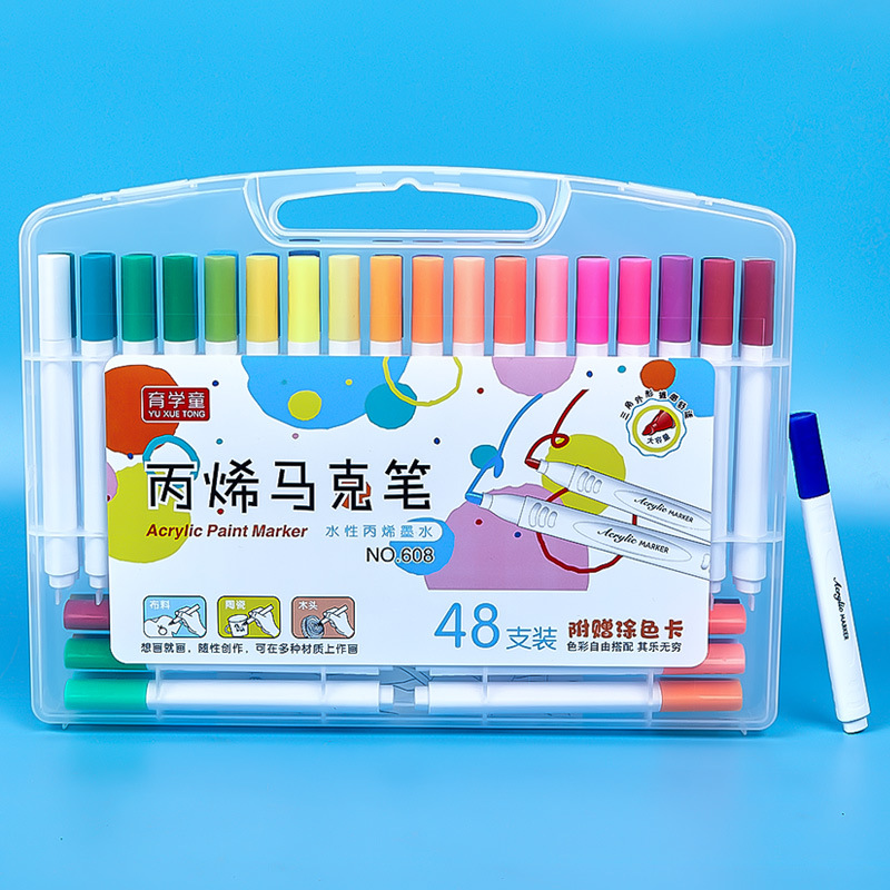 DY Venta caliente de los niños DIY graffiti pluma a base de agua pintura acrílica rotulador arte pintura acrílico rotulador