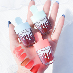 High-value ice cream moisturizing lip gloss ice cream candy lip glaze easy to color and difficult to remove makeup