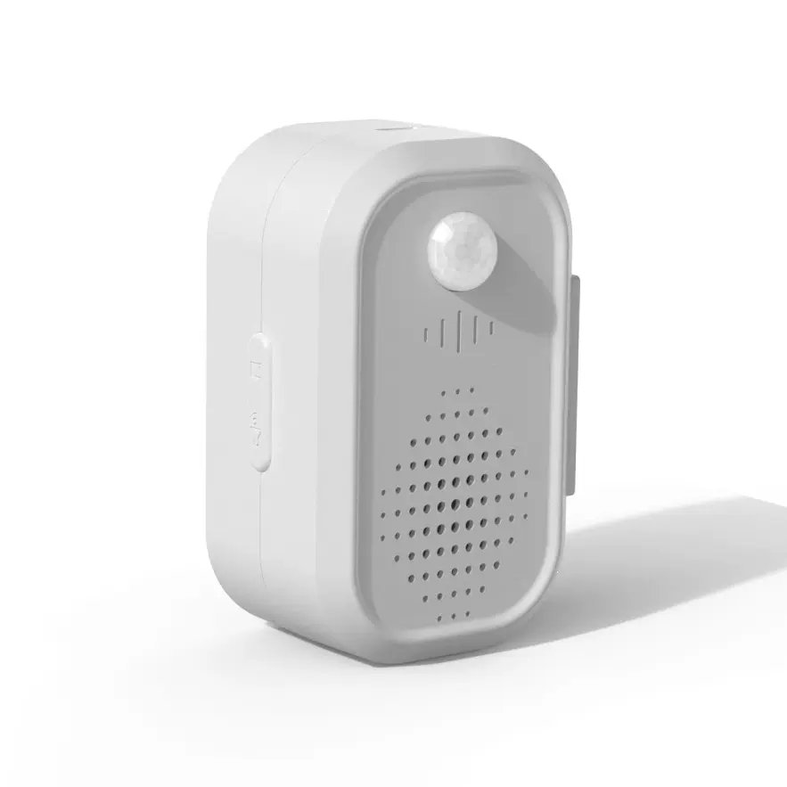 个性定制人体感应迎宾门铃报警器进门欢迎光临录音店铺家用无线