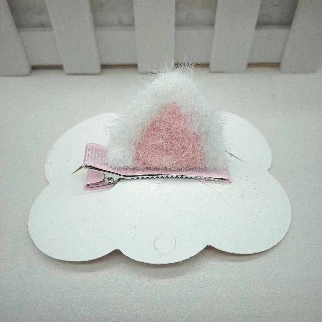 Internet celebridad orejas de gato horquilla super lindo dulce lindo niño peludo flequillo clip princesa clase niños pequeño regalo