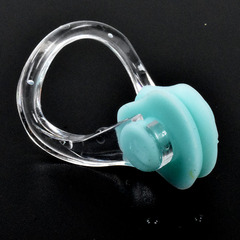Wholesale Waterproof Soft Silicone Transparent Diving Training Equipment for Adults and Children, Swim Nose Clip to Prevent Choking