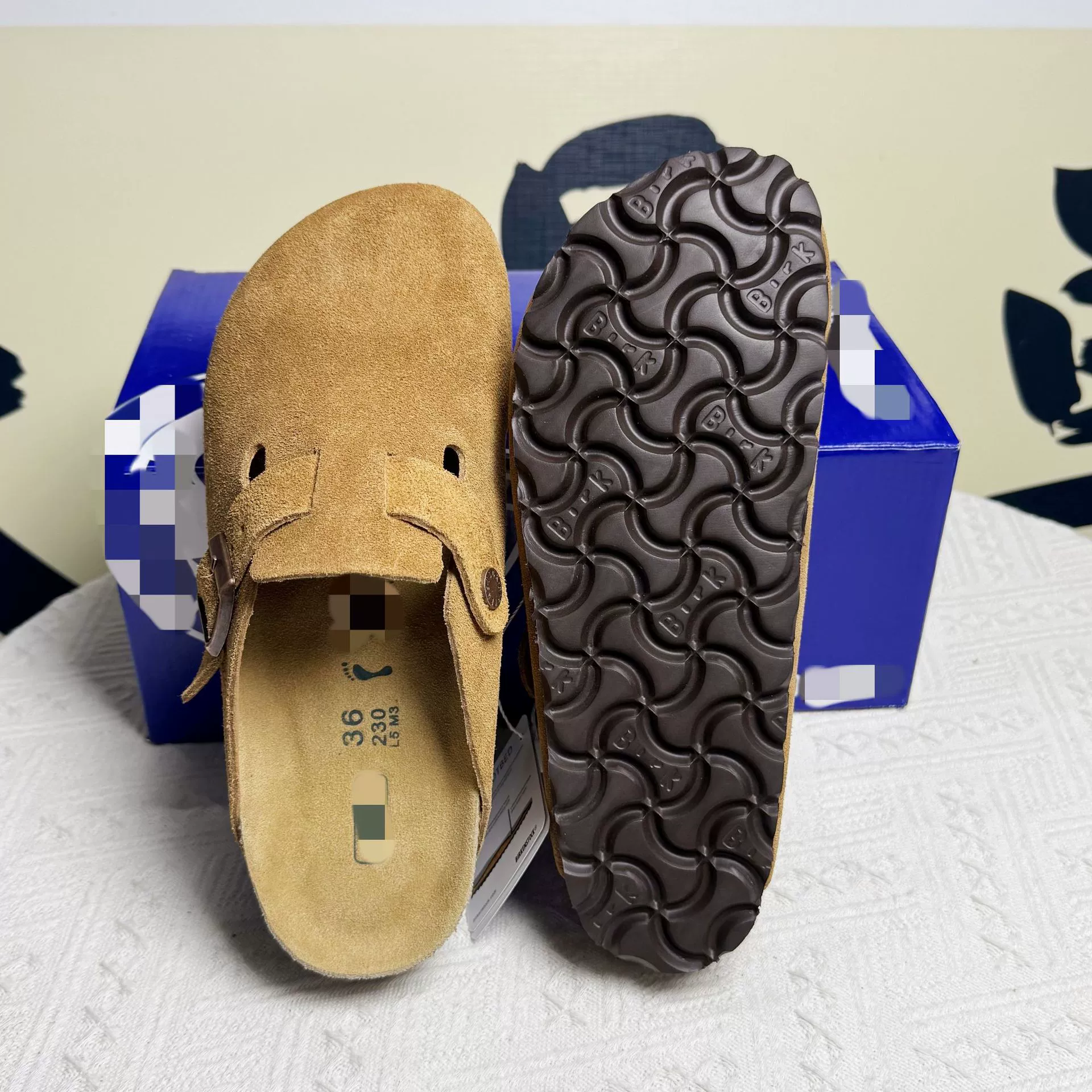 БК тапочки женские Баотоу рыбалка Birkenstock обувь Birkenstock полуподкладки из натуральной кожи пробка японская толстая подошва полуподкладки для мужчин и женщин