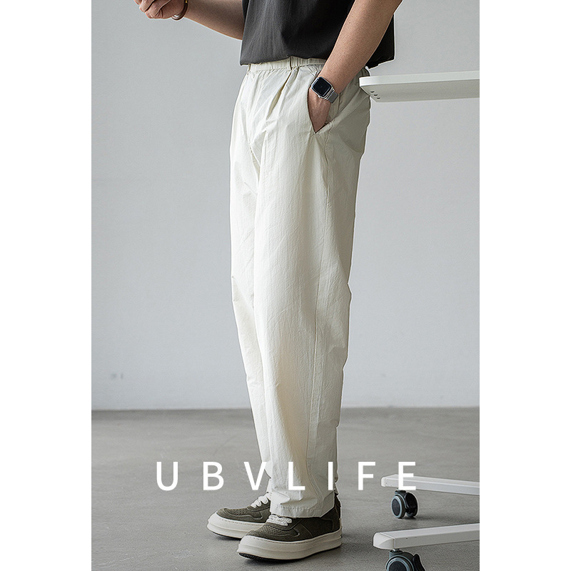 Lightweight Zero-Pressure Comfortable Quick-Drying Casual Pants for Men 2025 Summer Outdoor Moisture-Wicking Sports New Nine-Point Pants