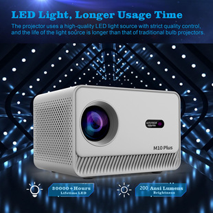 M10 PLUS Cross-border Projector Dual WiFi HD 8k projector Android 11 System Projector New