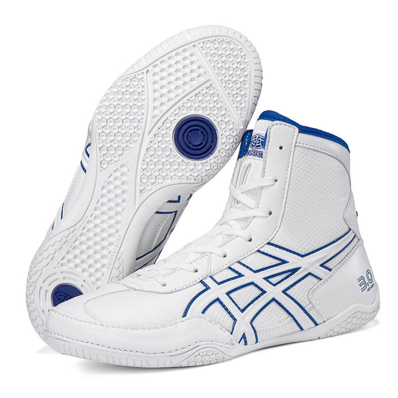 Four-Season Boxing Shoes, Professional Wrestling Shoes for Men and Women, Fighting Weightlifting Shoes, Fitness Comprehensive Training Shoes, Squat and Deadlift Shoes