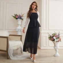 ZG-21785 ʱ��ŷ��Ůװ2026�¿ʽ����ѩ�ĸ���A������ȹ �ֻ�