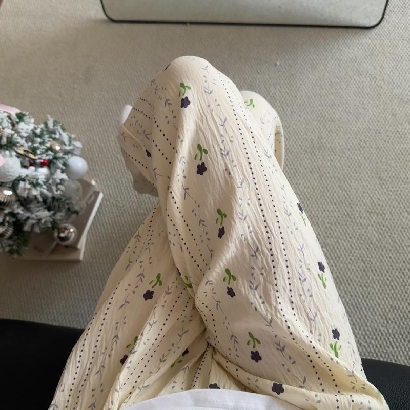 Primavera y verano · Pantalones de pijama casuales para mujeres pantalones a prueba de mosquitos rojos en línea 2025 nuevos pantalones caseros para llevar
