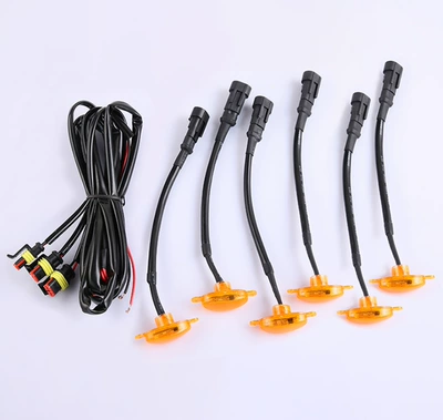 4LED small yellow light Raptor: Other lights - yellow-shell-yellow-light-one-drag-six