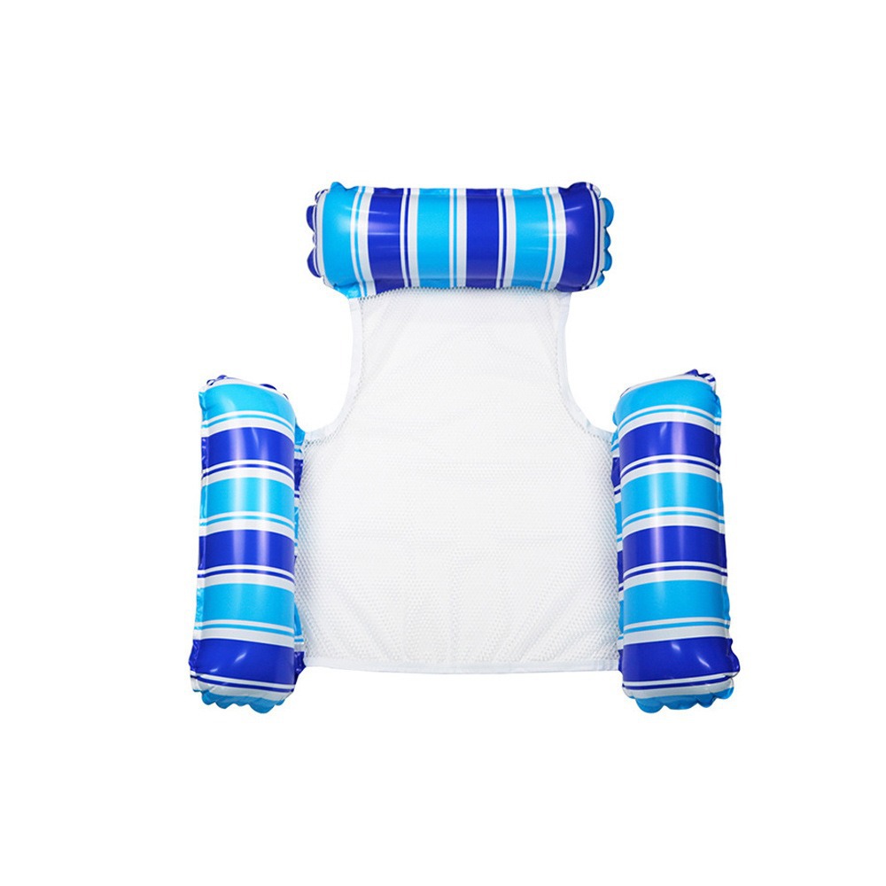 어린이용 3관 하늘색, 진한 파란색(에어펌프)