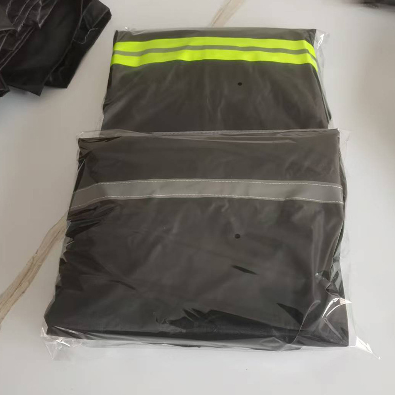 厚いプラスの長型防水汚れ防止耐摩耗性成人連体勤務労働保護豪雨防止レインコート|undefined