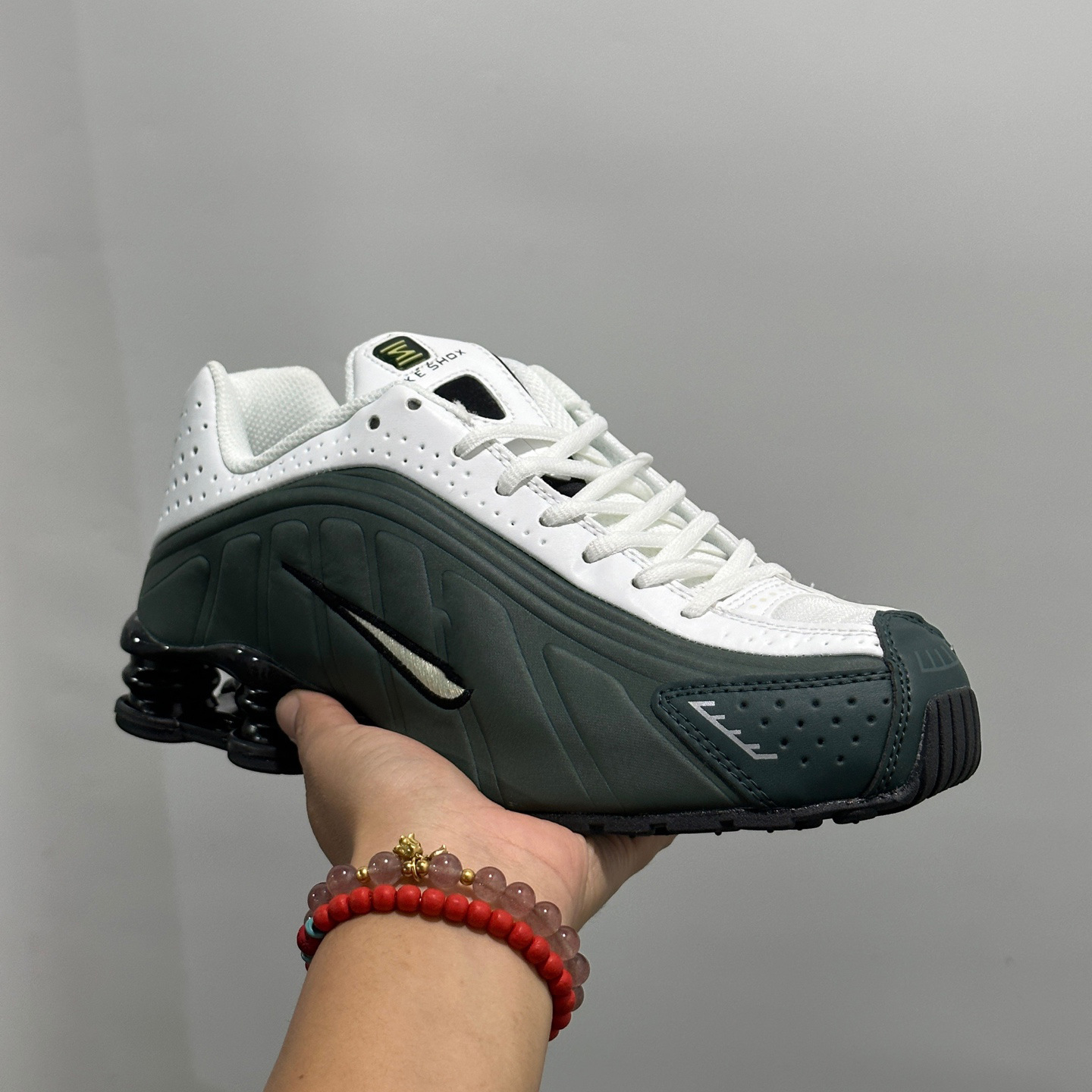 Tenis de Running con Cámara de Aire SHOX R4 Malla y Caucho Transpirable, Antideslizante para Correr y Deportes