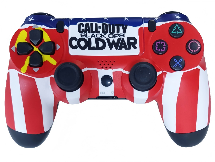 Controlador de Juego Inalámbrico Bluetooth PS4 de ABS Doble Vibración, Giroscopio de 6 Ejes para PC y Consolas