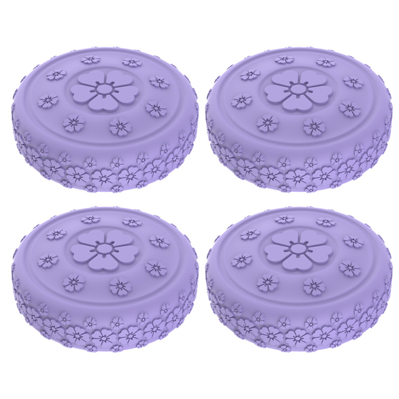 Caster shoesスーツケースホイールシリコン保護カバー耐摩耗性全包スーツケースホイールシリコン保護カバー