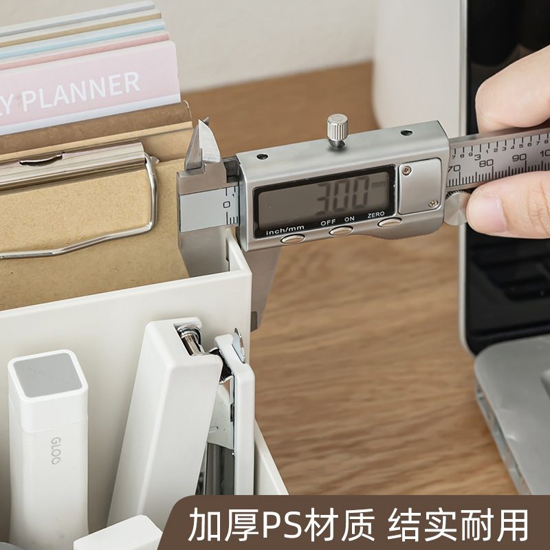 卸売り筆筒文房具収納ケースデスクトップ収納机収納ケースプラスチック分格学習文房具