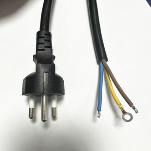 Manufacturer Supplies Thai Power Cord 3-Plug Power Cord Thai Cord Tail with Ground Ring 1.5m