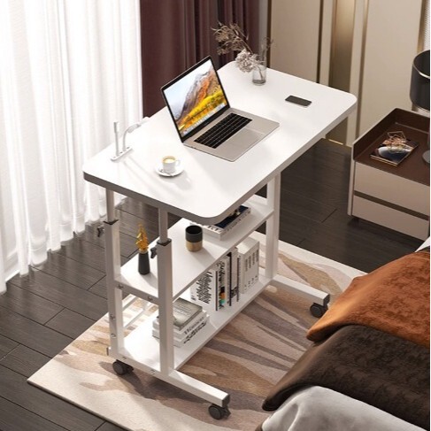Bedside Table Movable Adjustable Computer Table Home Bedroom Desk Simple Student Dormitory Bed Small Study Table Bedside Table Movable Adjustable Computer Table Home Bedroom Desk Simple Student Dormitory Bed Small Study Table