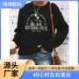 national印花圆领外贸卫衣
