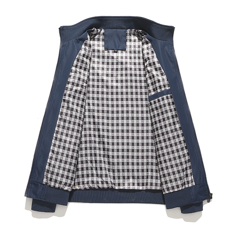 Giacca da uomo casual oversize con colletto alto da lavoro_voghion.com