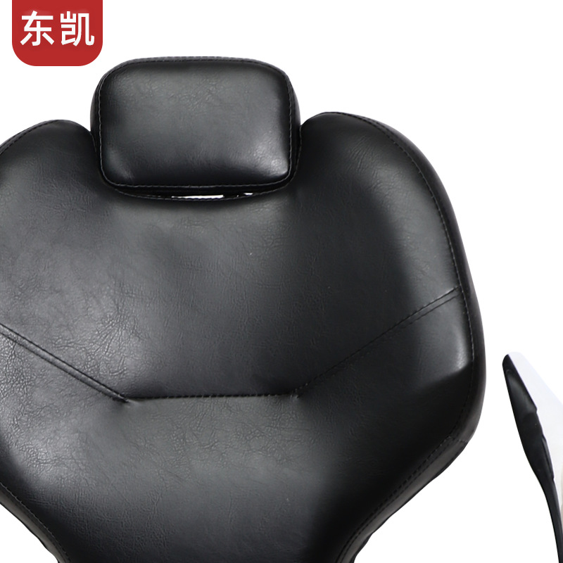 Silla de peluquero y belleza retro que se puede inclinar, silla de peluquero para hombre, silla de celebridades de Internet con paneles de paso, silla elevadora giratoria y ajustable