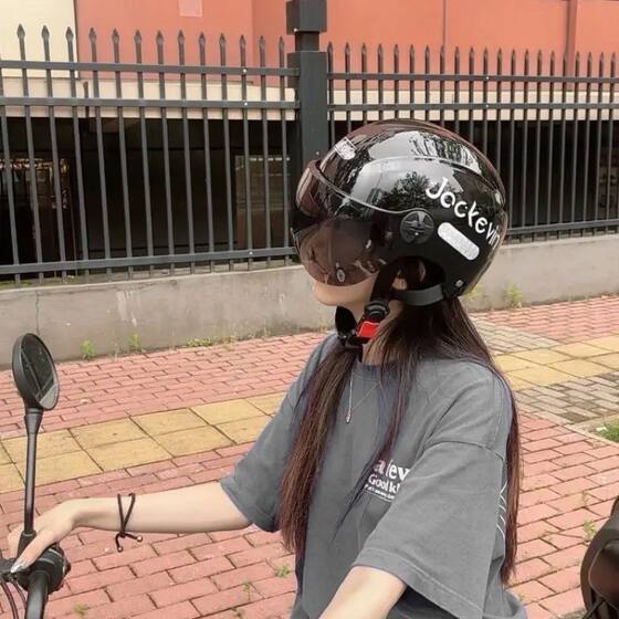 Personalized Head Electric Car Helmet Summer Motorcycle Hood Half Helmet Four Seasons Universal Sunscreen Durable Helmet for Men and Women